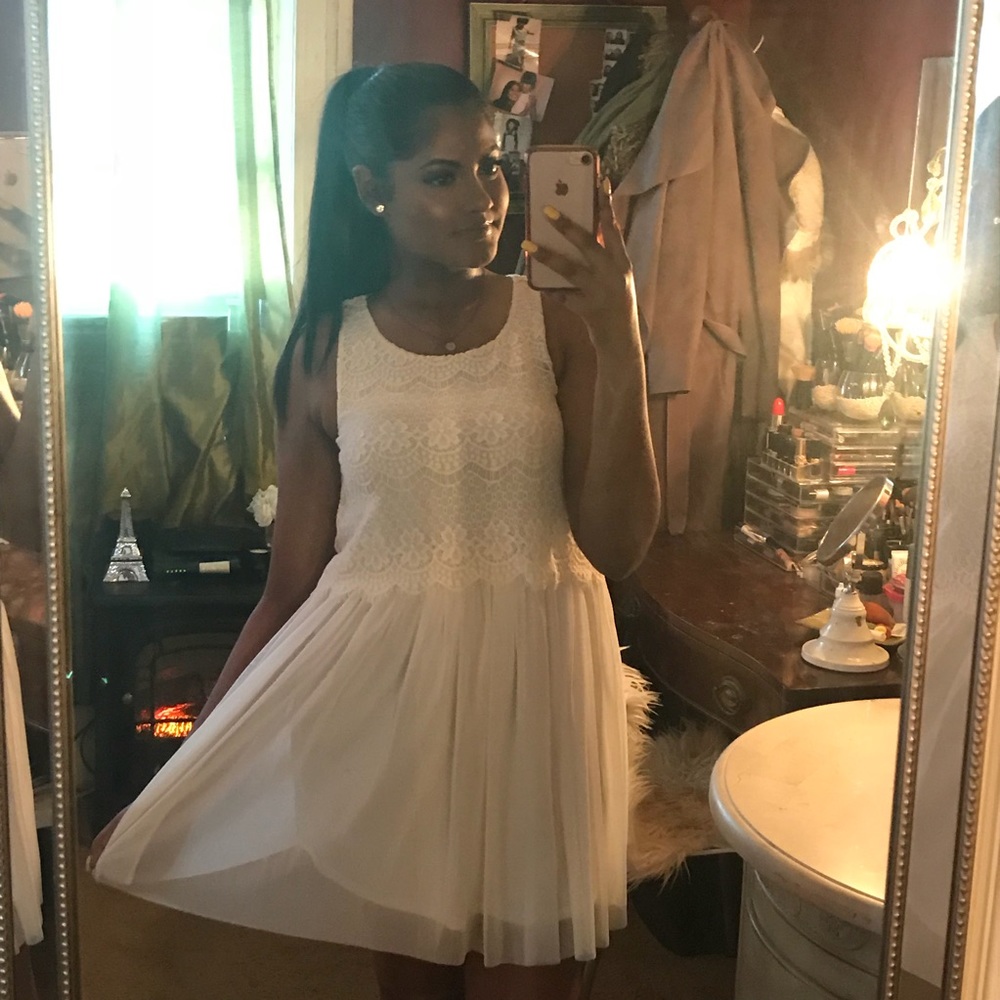 White dress